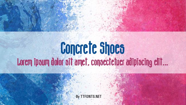 Concrete Shoes example